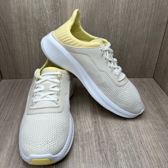 OluKai Island Hopper Sneakers Womens 10 Lace Up Athletic Travel Knit Puka Honey - Picture 6 of 11